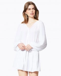 Ramy Brook Shop All Paris Smocked Mini Dress