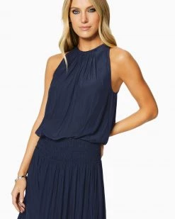 Ramy Brook Shop All Audrey Smocked Midi Dress