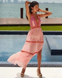 Ramy Brook Printed Rosella Coverup Maxi Dress Shop All