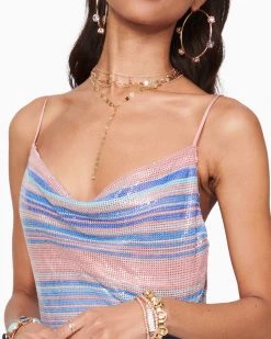 Ramy Brook Charlene Chainmail Mini Dress Sale