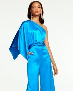 Ramy Brook Simone One Shoulder Jumpsuit All New Arrivals
