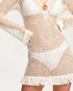 Ramy Brook All New Arrivals Cassie Crochet Coverup Dress