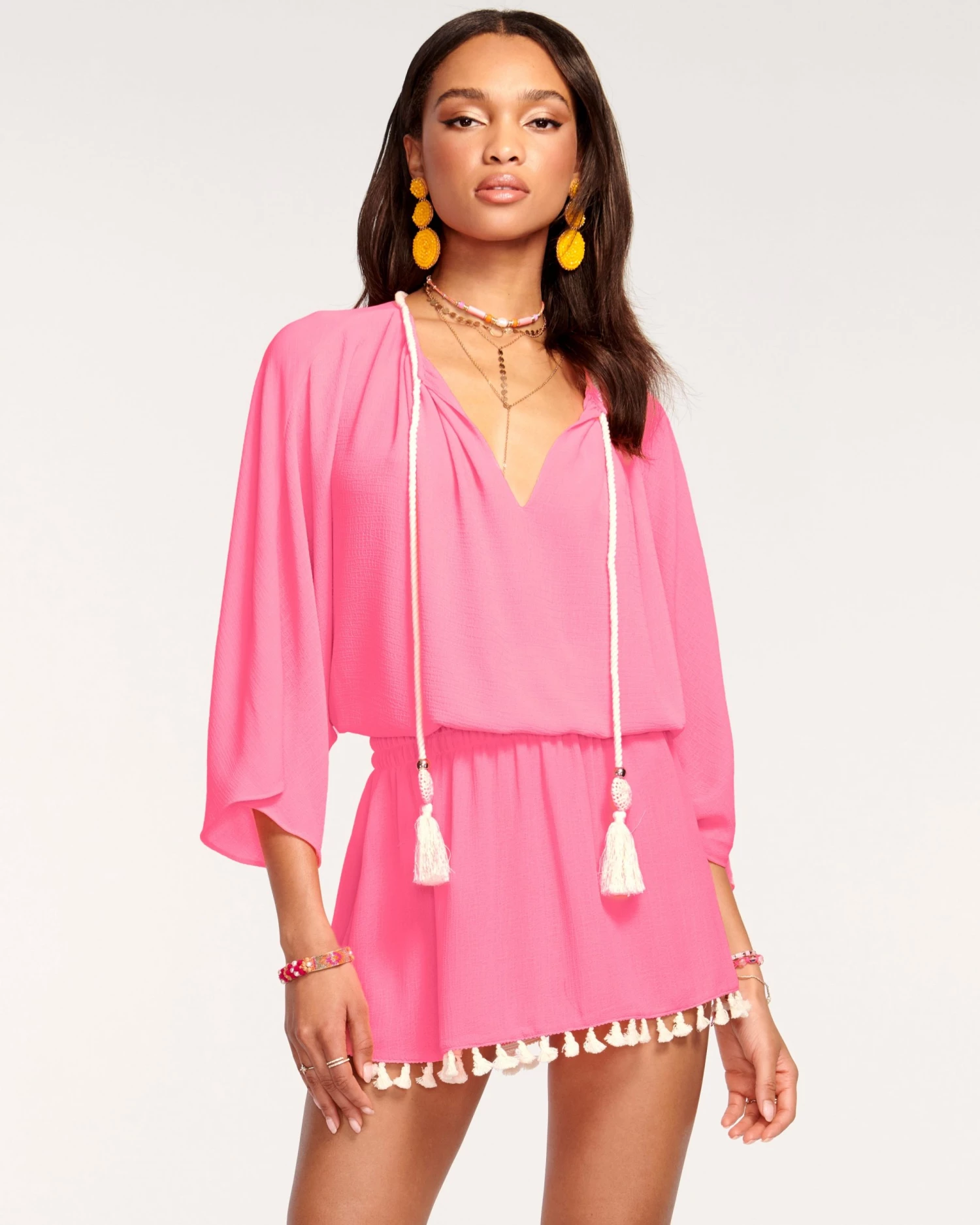 Ramy Brook All New Arrivals Katana Coverup Mini Dress