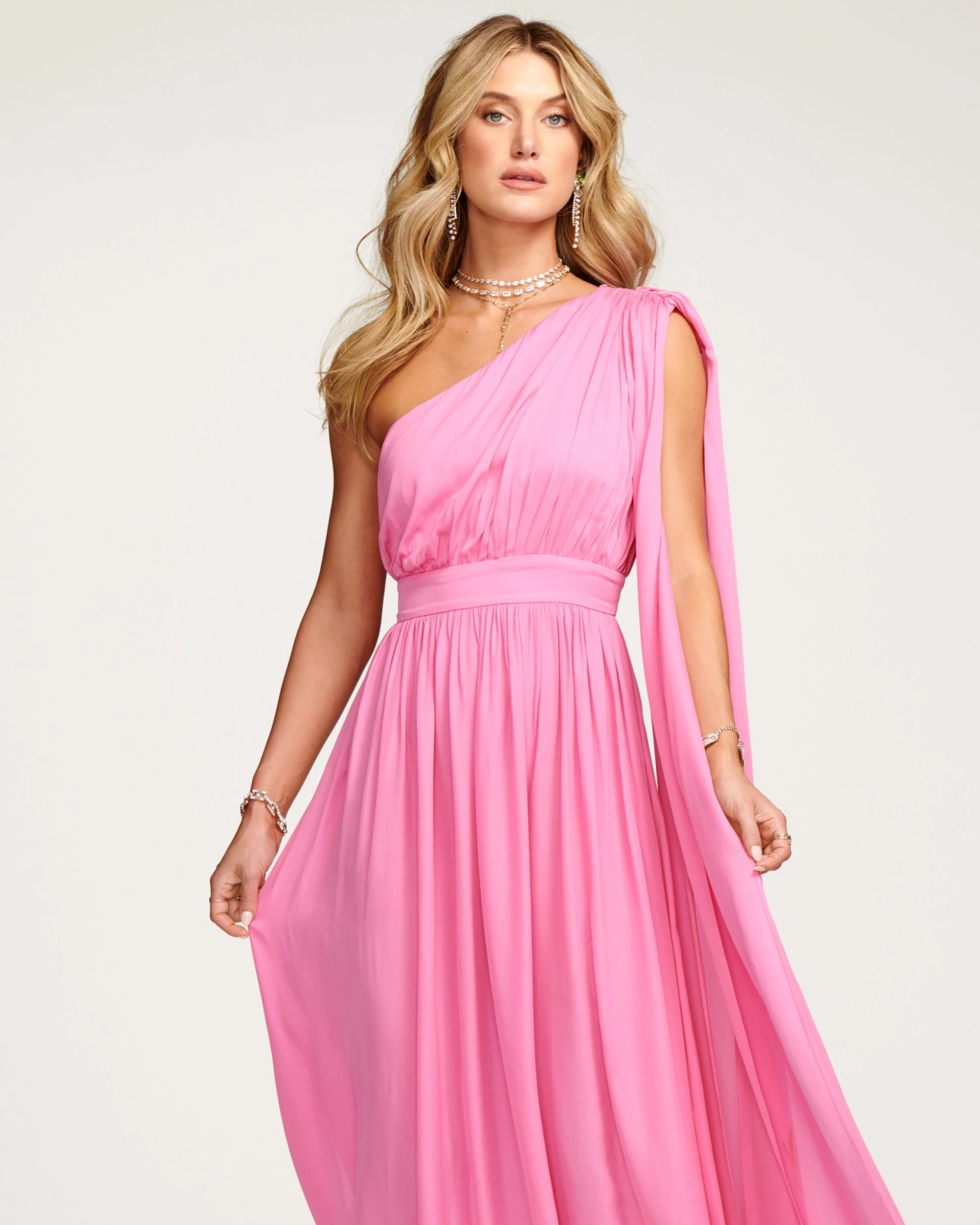 Ramy Brook Athena One-Shoulder Maxi Dress All New Arrivals