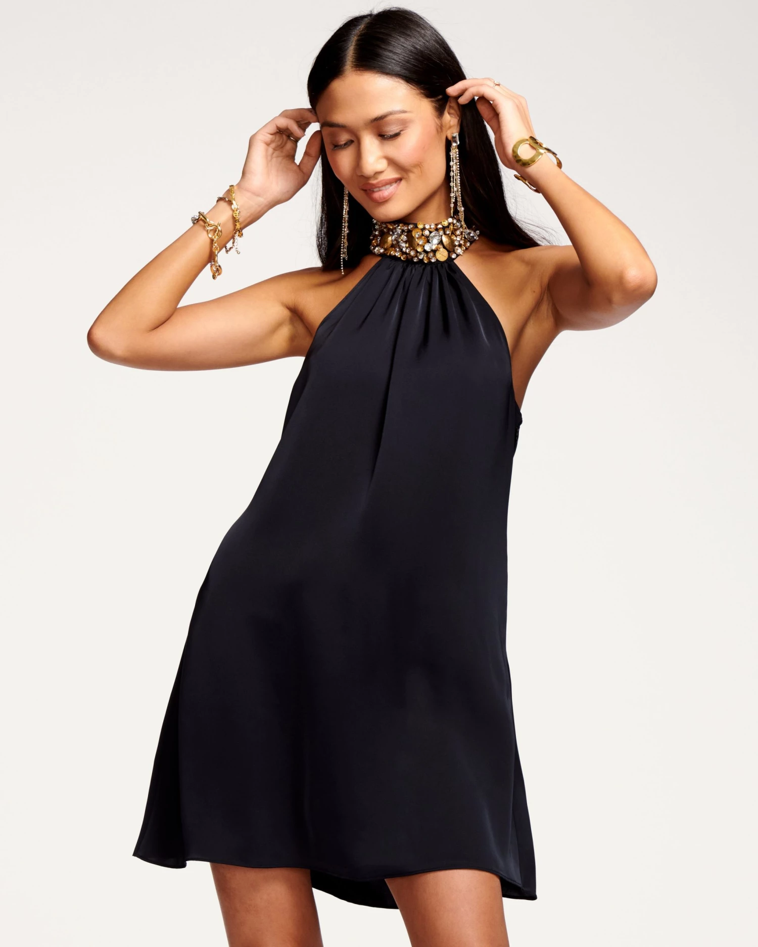 Ramy Brook Darina High-Neck Mini Dress 3 Ramy Brook Darina High-Neck Mini Dress