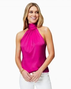 Ramy Brook Lori High Neck Tank Top
