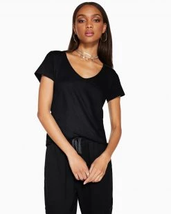 Ramy Brook Shop All Dani Scoop Neck Tee