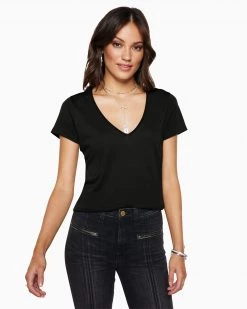 Ramy Brook Shop All Dani Scoop Neck Tee