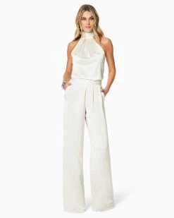 Ramy Brook Satin Iris Wide Leg Pant