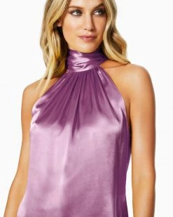 Ramy Brook Lori High Neck Tank Top