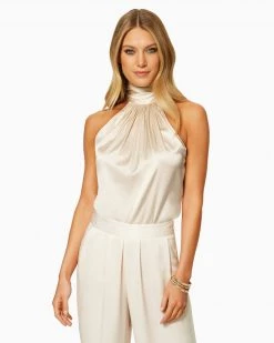 Ramy Brook Lori High Neck Tank Top
