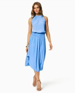 Ramy Brook Shop All Audrey Smocked Midi Dress