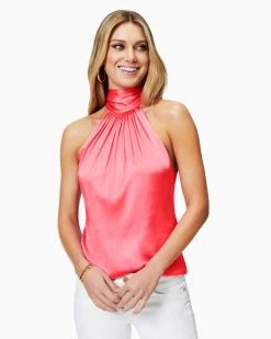 Ramy Brook Lori High Neck Tank Top