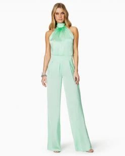 Ramy Brook Satin Iris Wide Leg Pant