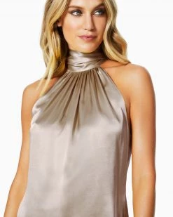 Ramy Brook Lori High Neck Tank Top