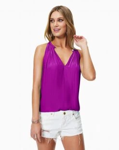 Ramy Brook Piper V-Neck Tank Top