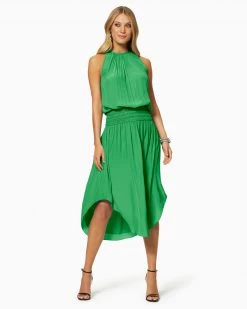 Ramy Brook Shop All Audrey Smocked Midi Dress