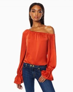 Ramy Brook Murphy Off-The-Shoulder Top