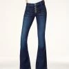 Ramy Brook All New Arrivals Cindy High-Rise Flare Jean