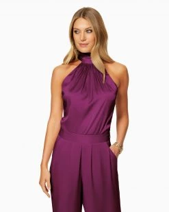 Ramy Brook Lori High Neck Tank Top