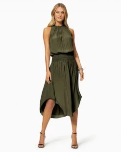 Ramy Brook Shop All Audrey Smocked Midi Dress