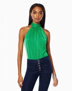 Ramy Brook Lori High Neck Tank Top