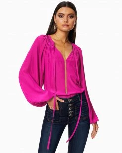 Ramy Brook Paris Long Sleeve Blouse Shop All