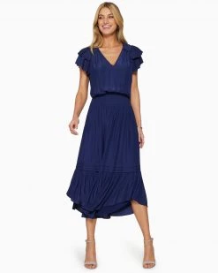 Ramy Brook Ali Short Sleeve Midi Dress Shop All
