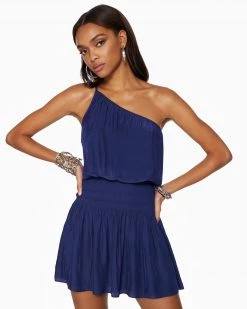 Ramy Brook All New Arrivals Leah One Shoulder Mini Dress