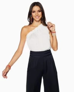 Ramy Brook Tenley One-Shoulder Tank Top