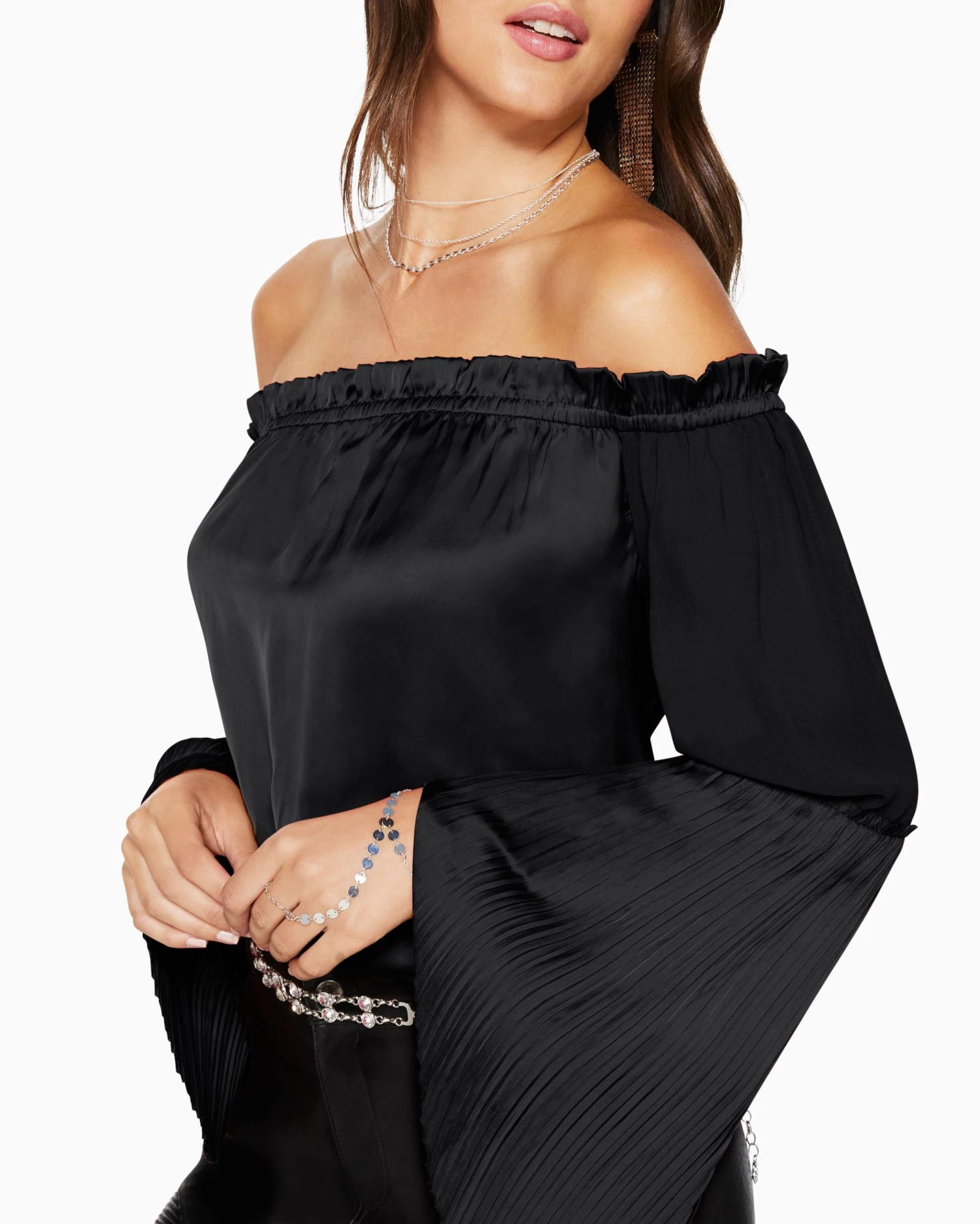 Ramy Brook Coralie Flare Sleeve Blouse