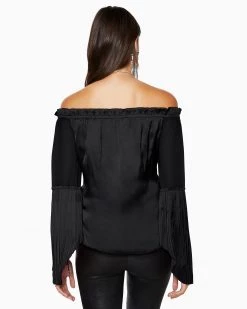 Ramy Brook Coralie Flare Sleeve Blouse