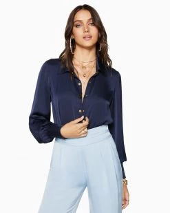 Ramy Brook Sales 11 Ramy Brook Kayla Button Up Bodysuit