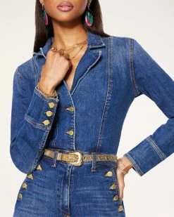 Ramy Brook Harlow Denim Romper Sale
