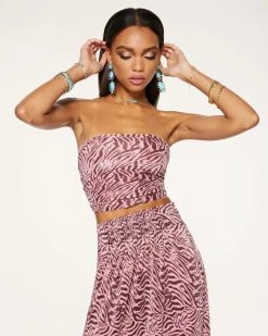 Ramy Brook Adella Strapless Crop Top Sale
