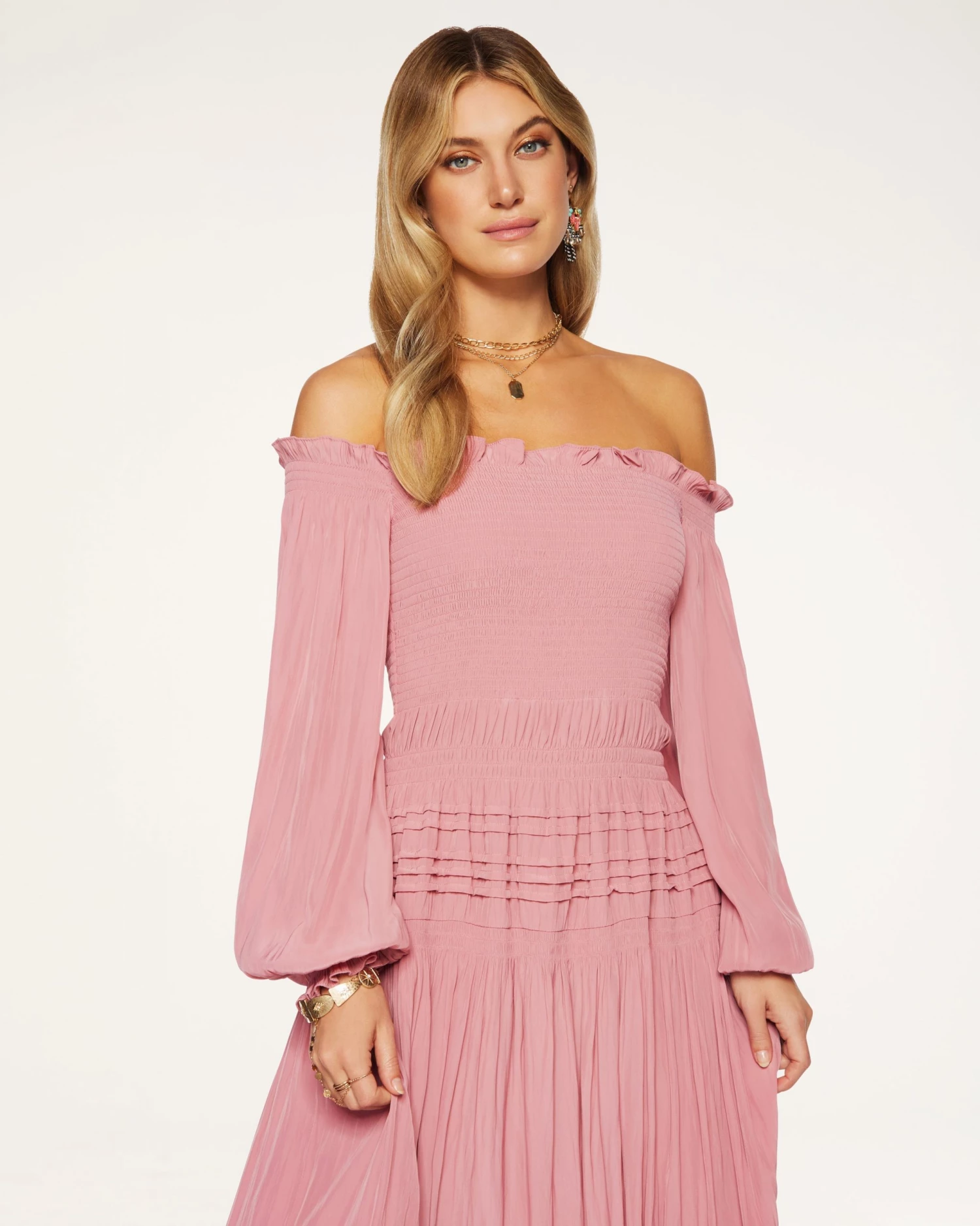 Ramy Brook Sale Anita Off-The-Shoulder Maxi Dress