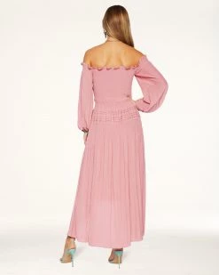 Ramy Brook Sale Anita Off-The-Shoulder Maxi Dress