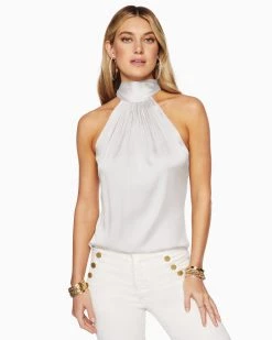 Ramy Brook Lori High Neck Tank Top