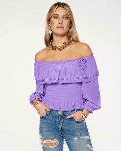 Ramy Brook Sale Frankie Off-The-Shoulder Top