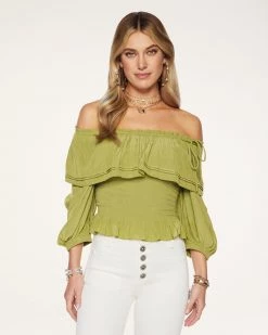 Ramy Brook Sale Frankie Off-The-Shoulder Top