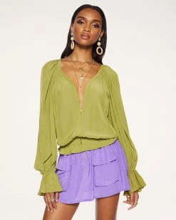 Ramy Brook Brielle Puff Sleeve Blouse