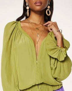 Ramy Brook Brielle Puff Sleeve Blouse