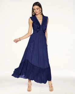 Ramy Brook Girls Trip Essentials Camden Ruffle Maxi Dress