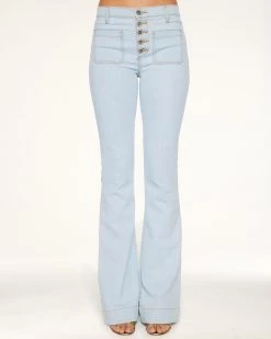 Ramy Brook All New Arrivals Cindy High-Rise Flare Jean
