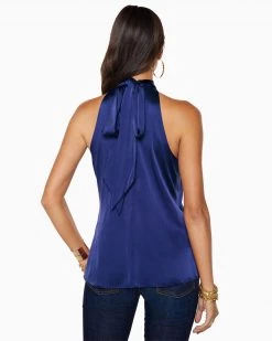 Ramy Brook Lori High Neck Tank Top