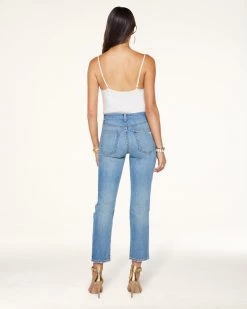 Ramy Brook Shop All Adriana High-Rise Ripped Jean