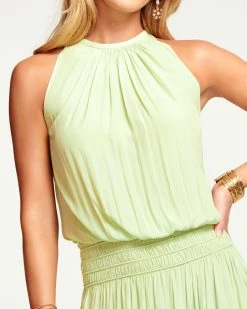 Ramy Brook Audrey Smocked Midi Dress All New Arrivals