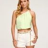 Ramy Brook All New Arrivals Cheryl One Shoulder Crop Top