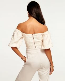 Ramy Brook Printed Marley Puff Sleeve Top