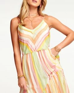 Ramy Brook All New Arrivals Printed Trudy High-Low Maxi Dress
